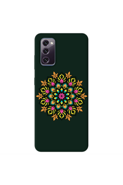 Other Samsung S20 FE Mandala D6 Dark Green Colored Silicone TPU Θήκη