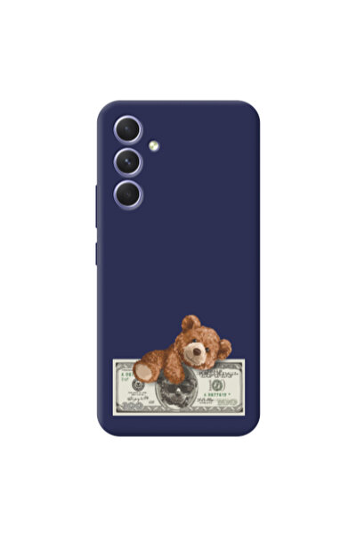 Other Samsung A56 Money Style Dark blue Colored Silicone TPU Θήκη