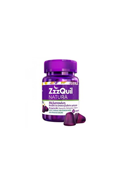 Zzzquil Natura Συμπλήρωμα Διατροφής με Μελατονίνη 30 Ζελεδάκια