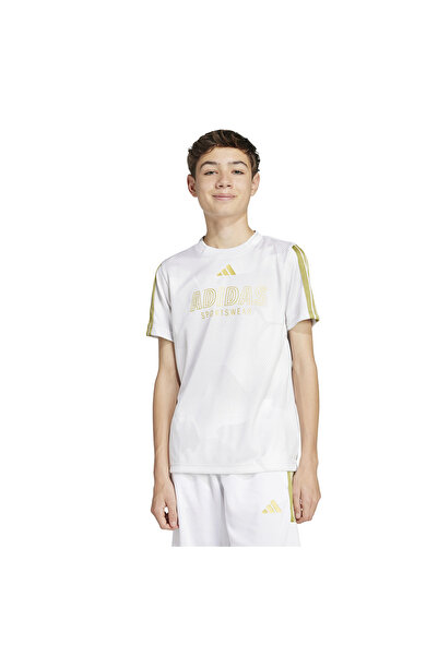 adidas Αθλητικά ρούχα J HOT COF TEE JD0498 Λευκό 128