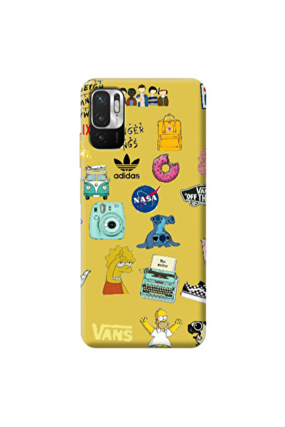 Other Xiaomi Redmi Note 10 Pro 5G Mixed up 3 Yellow Colored Silicone TPU Θήκη