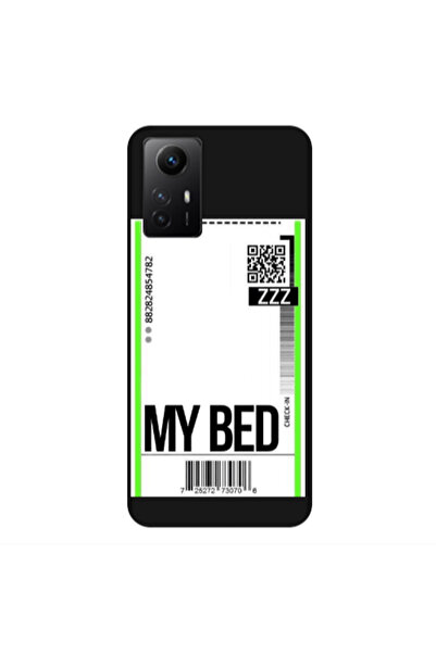 Other Xiaomi Redmi Note 12s My Bed ZZZ Black Colored Silicone TPU Θήκη