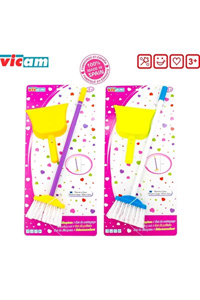 Vicam Cleaning set broom and dustpan 14