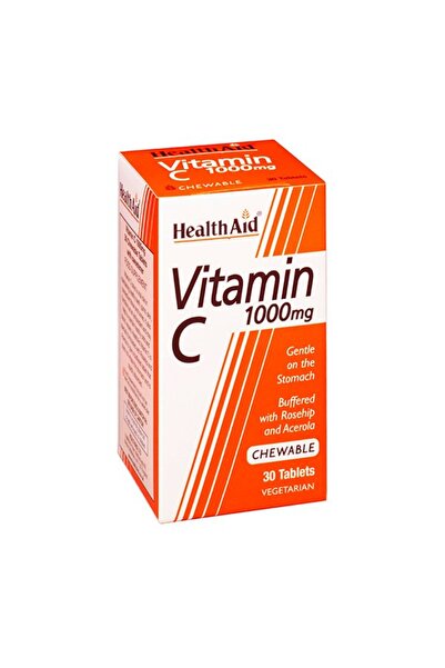 Healthaid ΥΓΕΙΑΣΤΙΚΗ ΕΝΔΥΝΑΜΩΣΗ ΒΙΤΑΜΙΝΗ Σ 1000mg Μασώμενο