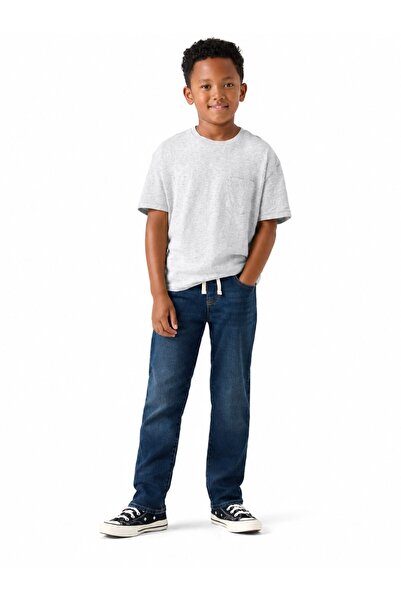 GAP Kids Gap Boys' Elastic Waist Pants Blue
