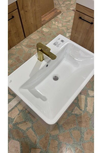 TURKUAZSERAMİK Cerastyle Luna 60 x 46 cm Dolap Uyumlu Lavabo