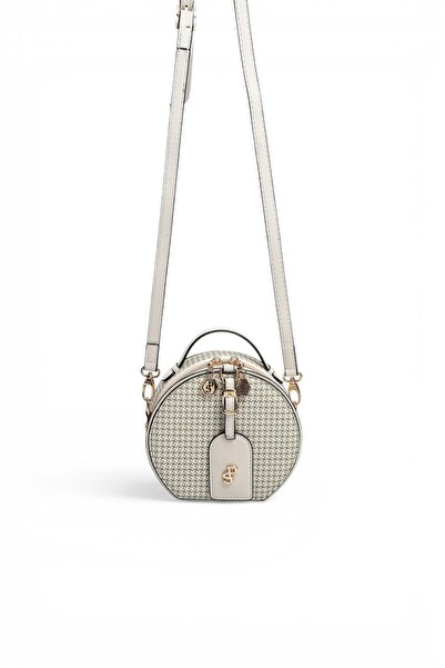 Silver Polo Green - Bone Crow's Feet Plaid Women's Crossbody Bag Sp1163
