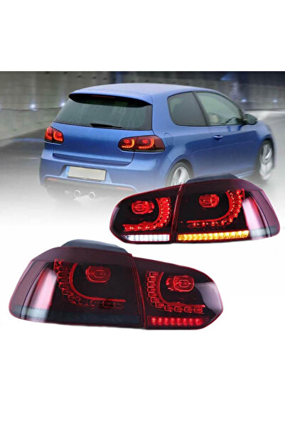 VLAND Σετ Πίσω Φώτων για VW Golf VI (6) 08-12 Πλήρες LED Δυναμικά Εμφάνιση GT...
