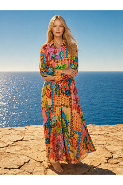 LAVIEER Mariposa long dress