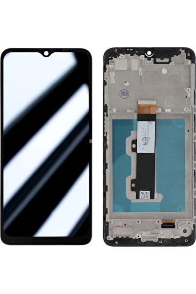 Motorola Γνήσια Οθόνη για Moto E22 / E22i LCD με οθόνη αφής και ανοιχτό γκρι ...