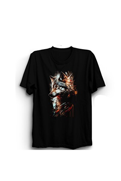 ZOKAWEAR Wolf, Wolf VR5, Animal, Design T-Shirt