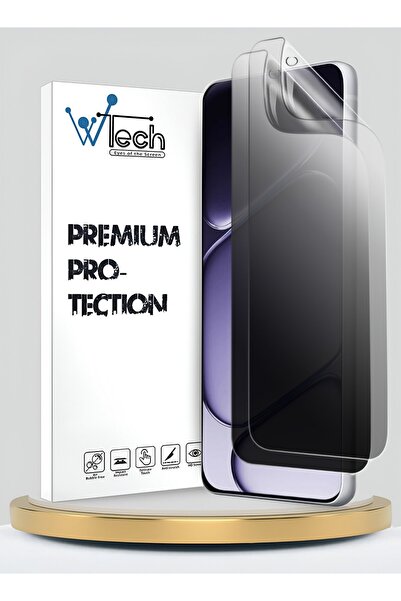 Wtech Oneplus Nord CE6 Lite 5G 2026Premium Hydrogel Anti Spy Film Thin and Fl...