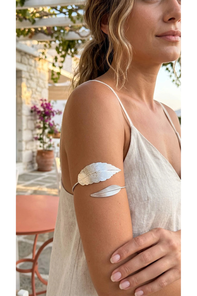 ARMÜZ سوار بازو موديل من النحاس باللون الفضي
