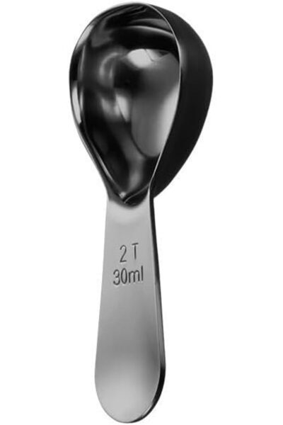 Arabest Coffee Scoop,30 ML Tablespoon,Brushed Black Stainless Steel Measuring...