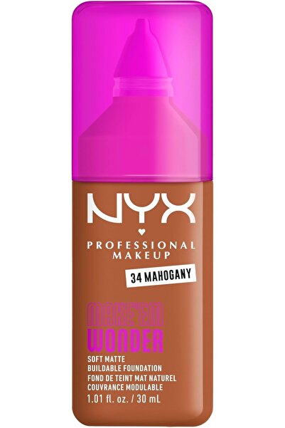 NYX Professional Makeup Make 'EM Wonder, 24H Soft Matte Foundation, Undetecta...