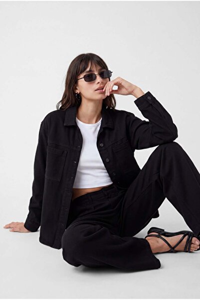 PAULMARK Women's Oversize Shirt with Pockets