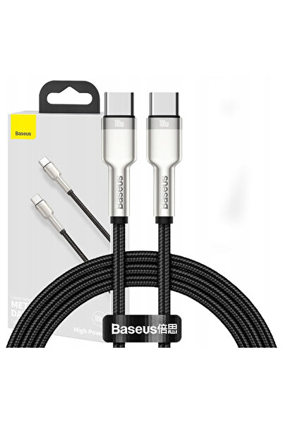 Baseus Cablu USB-C la USB-C 100W pentru telefoane și laptopuri 1M Încărcare r...