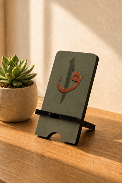 İsfahan TA Wooden Desktop Phone Holder Stand