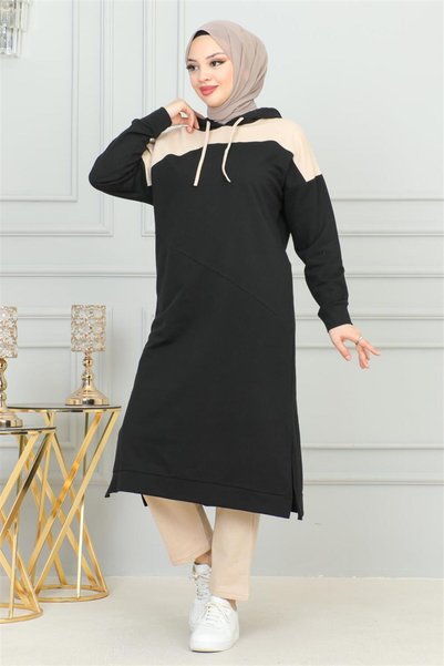 Generic Brand Paneled Sports Suit Black