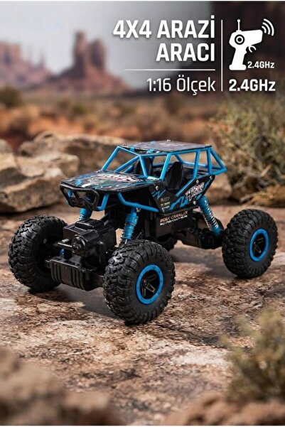 Tıfıl Toys Racing Crew Rock Crawler 1:16 Ölçek 4WD Uzaktan Kumandalı Arazi Ar...