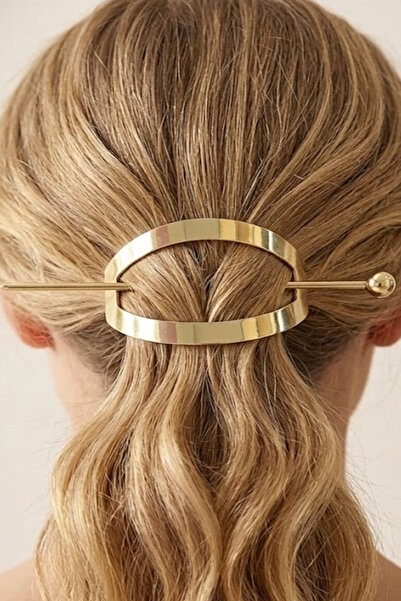 CAŞ DEKORASYON Gold Color Metal Knob Buckle