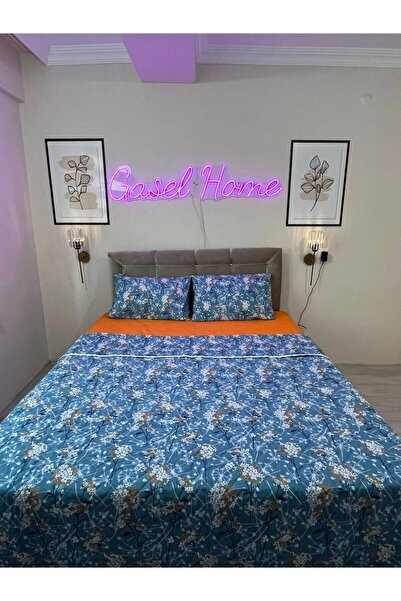Gasel Home Multi-Purpose Quilted Double Pique Set (with Elastic Sheet)