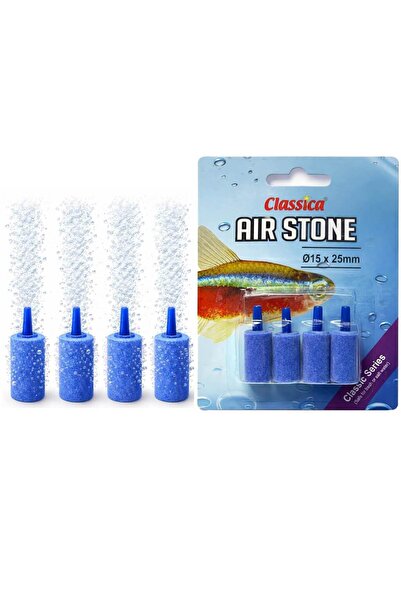 Classica Set 4 pietre aer cilindrice de aerat acvariu 15 x 25 mm