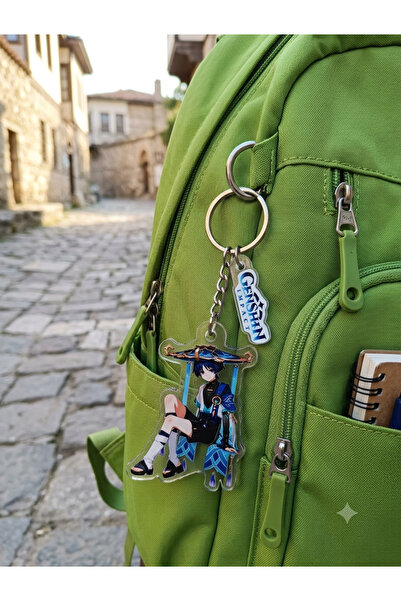 OWLBAG COMPANY سلسلة مفاتيح من الأكريليك بتصميم شخصية واندرر من سلسلة جينشين ...
