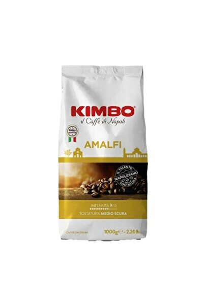 Kimbo Boabe de cafea, Amalfi, 100% Arabica, 1kg, aromă florală și citrică
