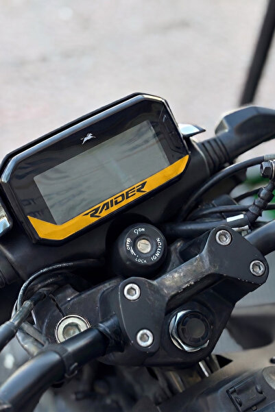 Banxtre Tvs Raider 125 Compatible Digital Indicator Screen Sticker with Raide...
