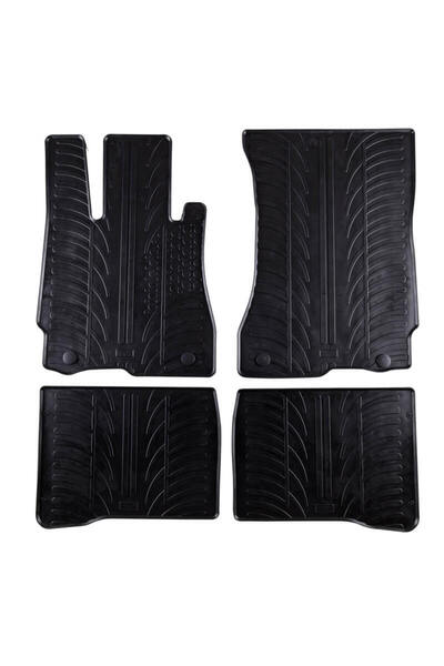 Gledring Πατάκια Αυτοκινήτου 0501 Mercedes S-Class W221 2005-2013 Μαύρα 4 Τεμ...