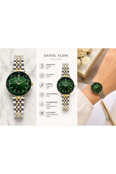 Daniel Klein Kristal Cam Kadın Kol Saati