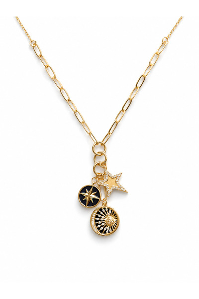 Venus Design Steel Charm Necklace