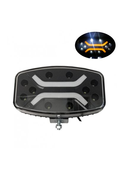 Flexzon Προβολέας LED 10-30 Βολτ Υψηλής Ισχύος 48W Λευκό / Πορτοκαλί 245mm x ...