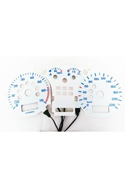 OEM Φωτιζόμενο ταμπλό για Vw Golf 4 / Bora - 260 χλμ/ώρα / 7000 στροφές/λεπτό...