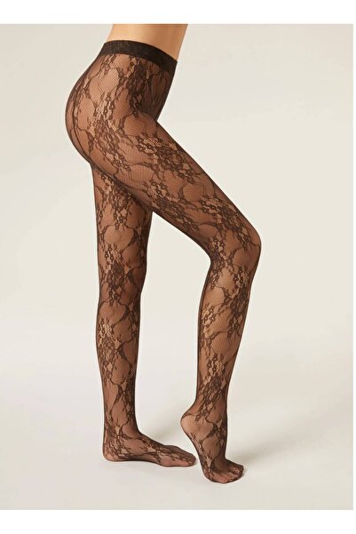 Calzedonia Floral Patterned Lace Pantyhose