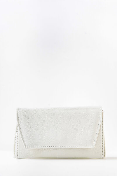 Tecer Bag Kadın Parlak Mini Zarf Çapraz Askılı Clutch Çanta