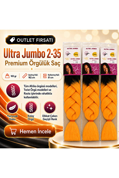 Generic Brand 3 Pack / Synthetic Ombre 2/35 for African Braids and Dreadlocks