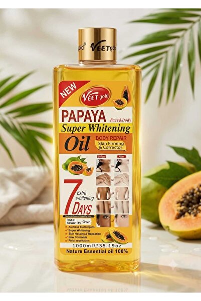 Veet Gold Advanced Papaya Oil – for Skin Repair and Super Brightening 1000ml