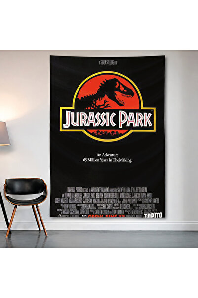 Geek Cultcha Jurassic Park Classic Wall Covering Wall Tapestry First Quality ...
