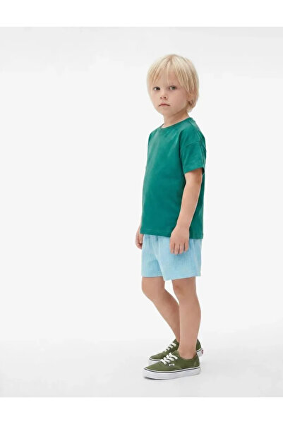 Koton Cotton Muslin Shorts with Elastic Waist