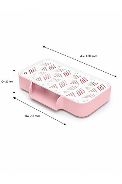 Liva Izgaralı Modern Sabunluk(13CMx7CMx2CM)