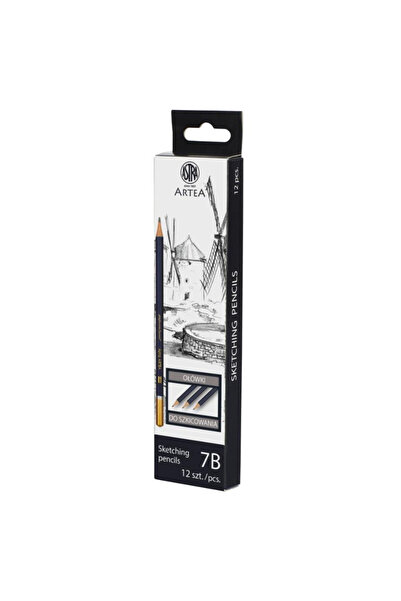 ASTRA papiernicze Creion pentru schitat ASTRA Artea, 7B, grafit moale, negru,...