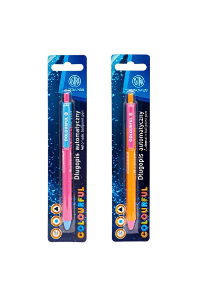ASTRA papiernicze Pix, Astra Astrapen Colorful, ergonomic, 0.6 mm, multicolor