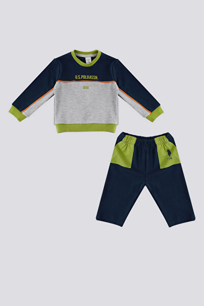 U.S. Polo Assn. U.S. Polo Assn Dark Indigo Pocket Baby Set of 2