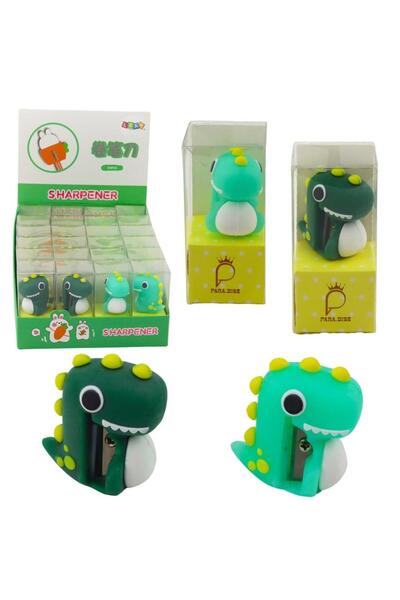 LeanToys Ascutitoare dinozaur verde 1 buc
