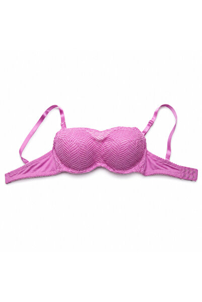 Generic Women's Lace Padded Bra 40 Size - 3 Pieces
