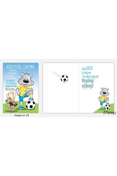 STAMP Felicitare Happy B6 multicolor 18x13cm cu plic