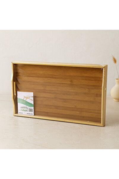 magicool Bamboo Rectangular Presentation Tray 50X30 cm with Legs