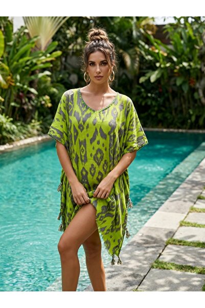 MaVaux Digital Printed Breathable Voile Fabric Standard Size Pareo Width 80cm...